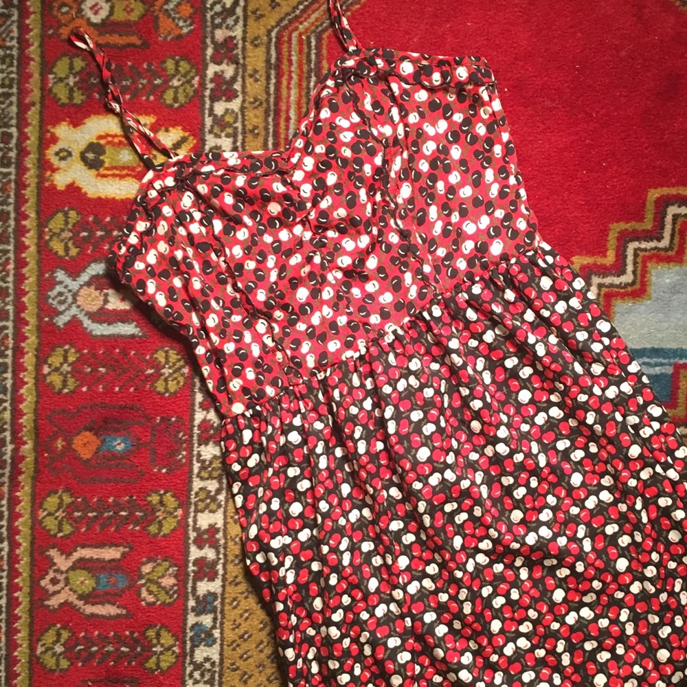 Apple print Vintage style dress by cooperative